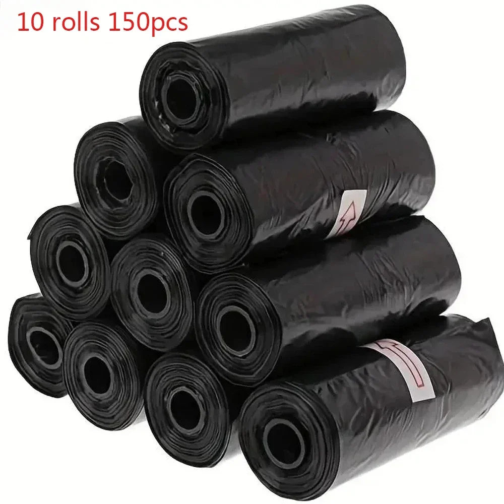 5-10Roll Pet Supplies Dog Poop Bags Strong Thick Leakproof Waste Refuse Cleanup Puppy Cat Pooper Scooper Bag Rolls Outdoor Clean
