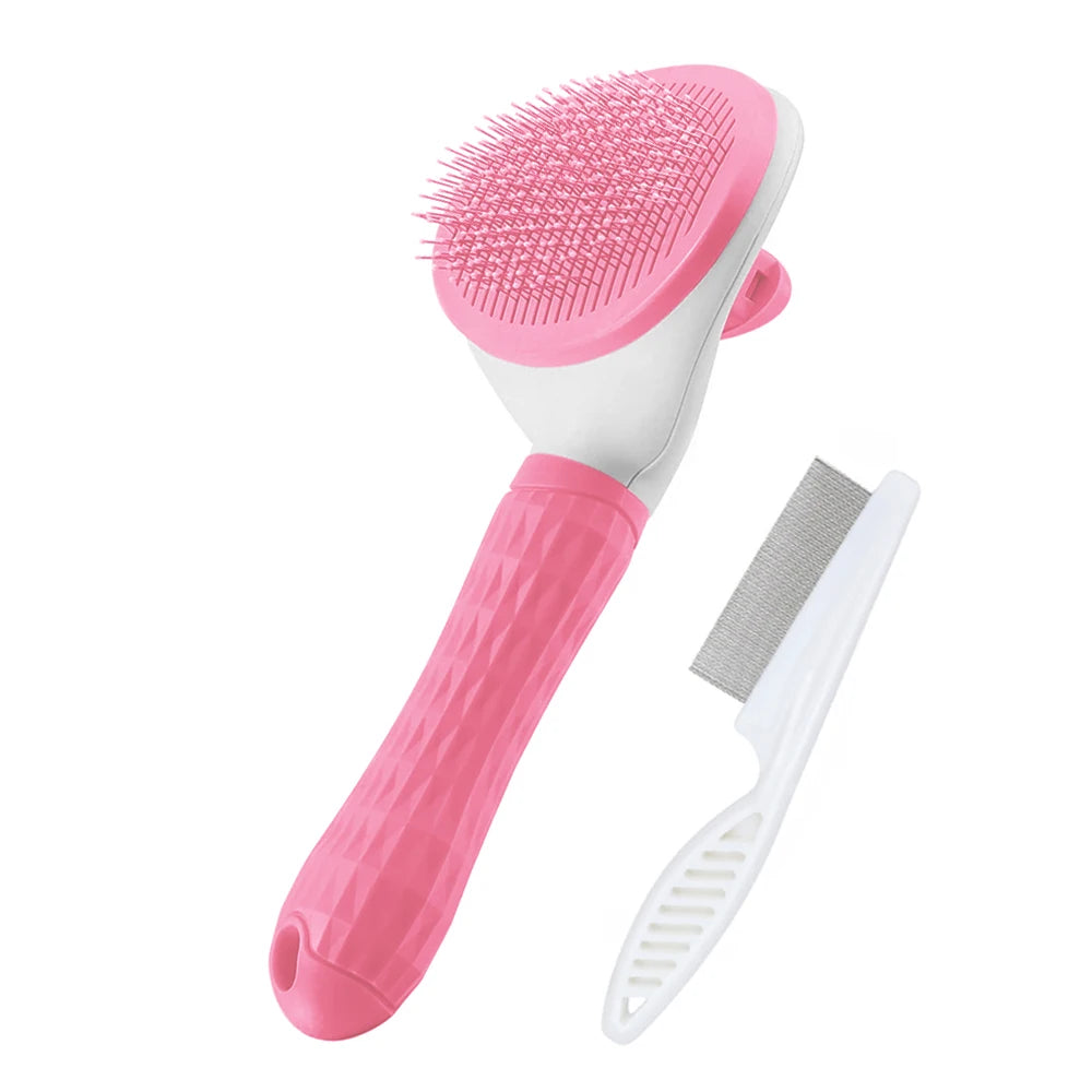 2 Pcs Dog Cat Brush Accessories Pet Hair Comb For Dogs Cats Remove Pet Hairs Lint Supplies Pets Grooming Hair Products Accessory