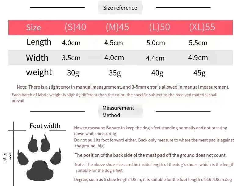 4pcs Waterproof Winter Pet Dog Shoes Anti-slip Rain Snow Boots Footwear Thick Warm For Small Cats Dogs Puppy Dog Socks Booties