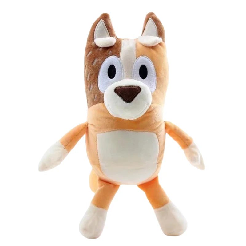 28/40CM Bluey Family Plush Toys Cute Simulation Pet Dog Patrol Bingo Sister Kawai Plush Kid's Toy Doll Christmas Birthday Gift