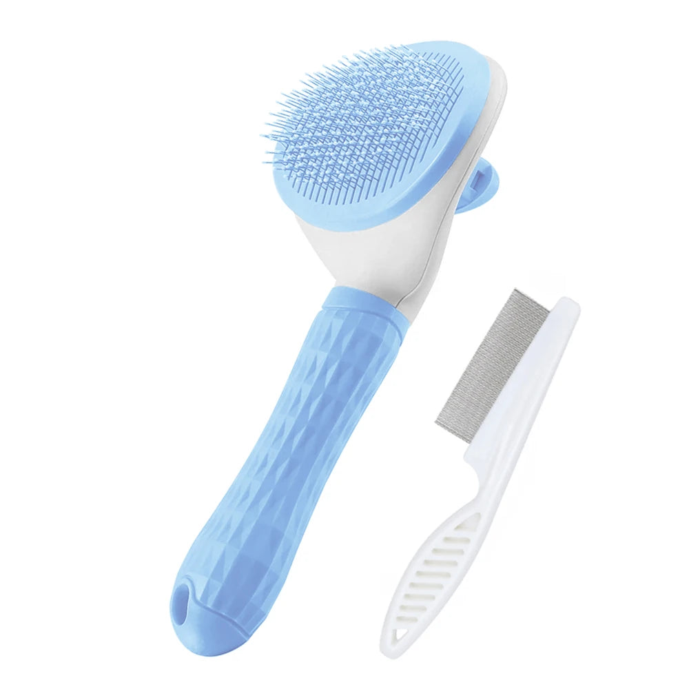 2 Pcs Dog Cat Brush Accessories Pet Hair Comb For Dogs Cats Remove Pet Hairs Lint Supplies Pets Grooming Hair Products Accessory