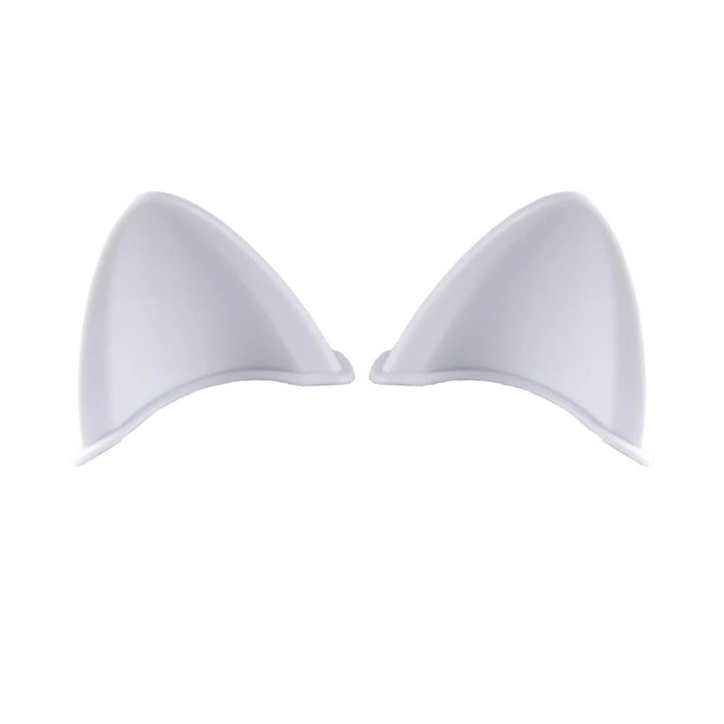 2pcs Universal Helmet Cat Ears Decoration Moto Electric Car Driving Styling Cute Cat Ears Stickers Decor Helmet Accessories
