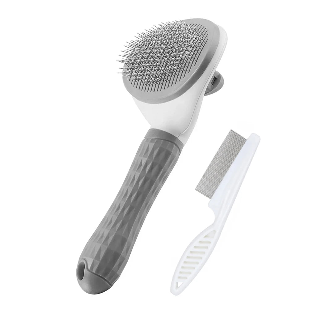 2 Pcs Dog Cat Brush Accessories Pet Hair Comb For Dogs Cats Remove Pet Hairs Lint Supplies Pets Grooming Hair Products Accessory