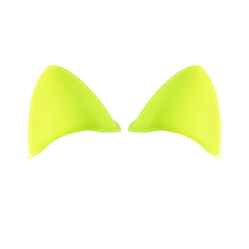 2pcs Universal Helmet Cat Ears Decoration Moto Electric Car Driving Styling Cute Cat Ears Stickers Decor Helmet Accessories