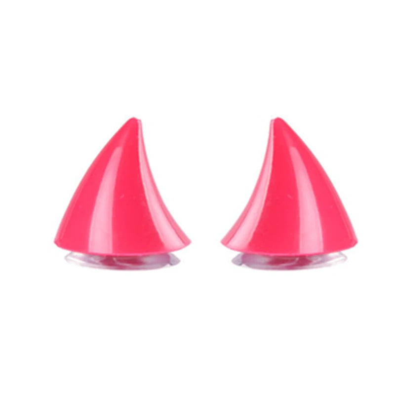 2pcs Universal Helmet Cat Ears Decoration Moto Electric Car Driving Styling Cute Cat Ears Stickers Decor Helmet Accessories