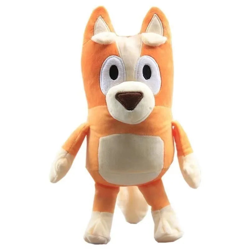 28/40CM Bluey Family Plush Toys Cute Simulation Pet Dog Patrol Bingo Sister Kawai Plush Kid's Toy Doll Christmas Birthday Gift