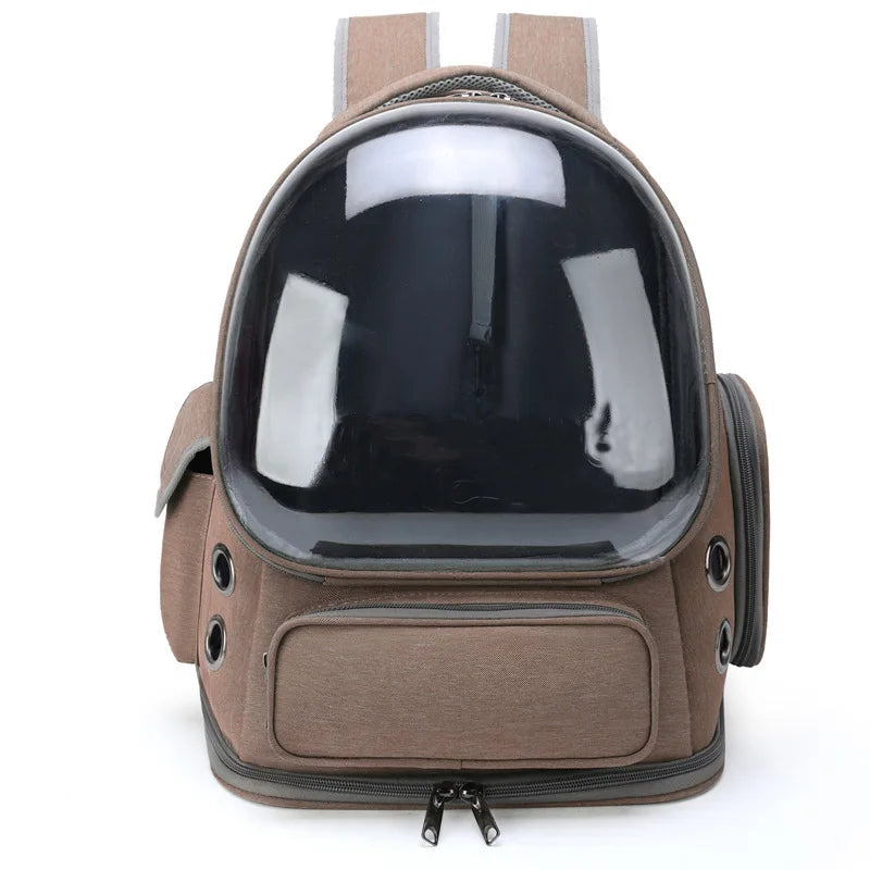 Transparent Pet Cat Carrier Bag Outdoor Travel Backpack for Cats Small Dogs Breathable Cat Carrying Bag Pet Supplies Transparent