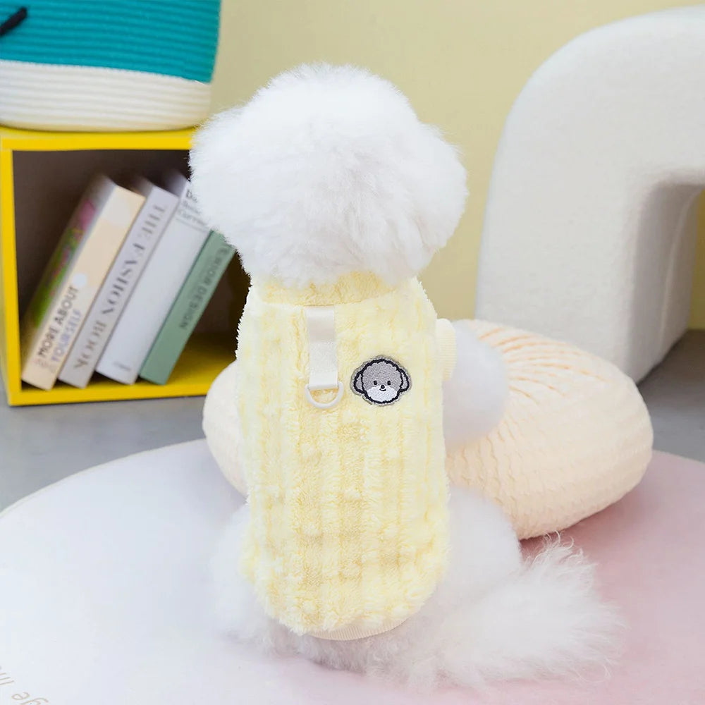 Soft Fleece Pet Dogs Clothes For Small Medium Dogs Winter Warm Puppy Cat Vest Chihuahua Jacket Teddy Yorkie Sweater Clothes