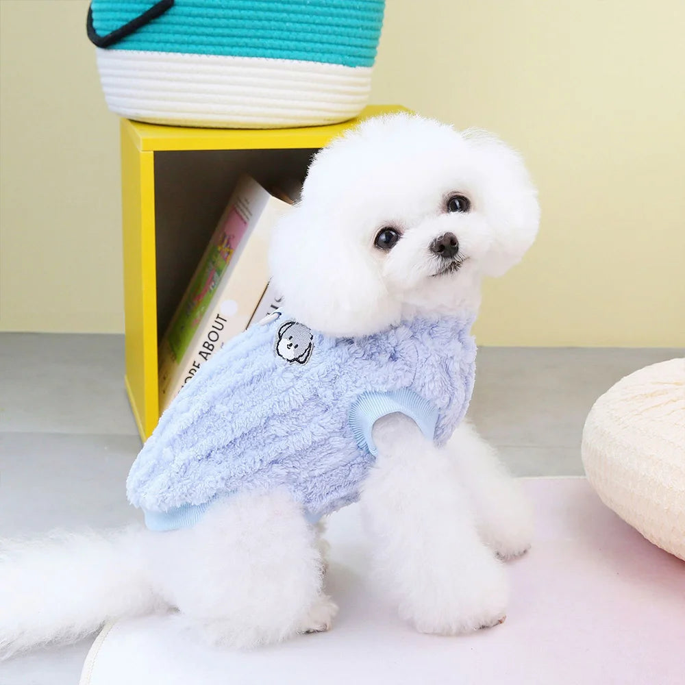 Soft Fleece Pet Dogs Clothes For Small Medium Dogs Winter Warm Puppy Cat Vest Chihuahua Jacket Teddy Yorkie Sweater Clothes