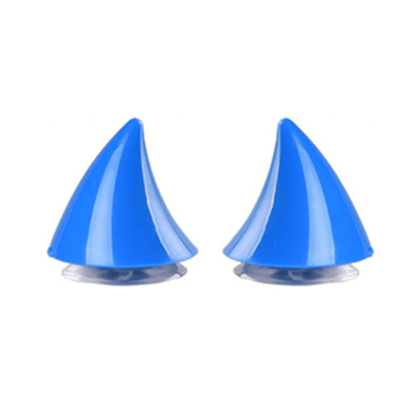 2pcs Universal Helmet Cat Ears Decoration Moto Electric Car Driving Styling Cute Cat Ears Stickers Decor Helmet Accessories