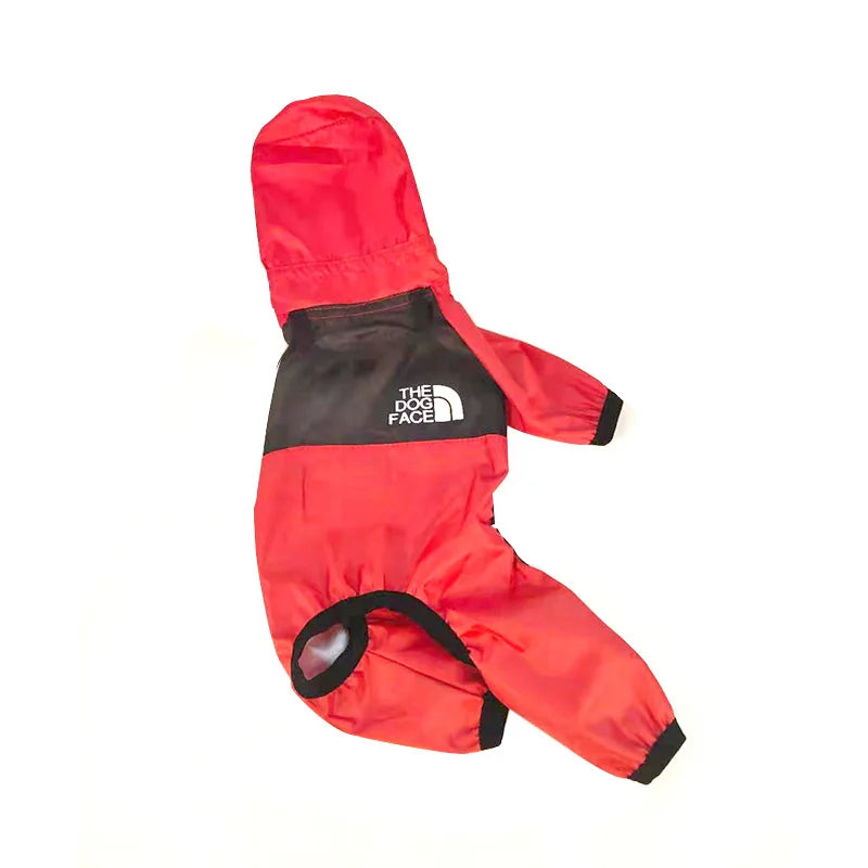 Pet Dog Raincoat, All-season Transparent PU Waterproof Clothing, All-season Pet Four-legged Clothing