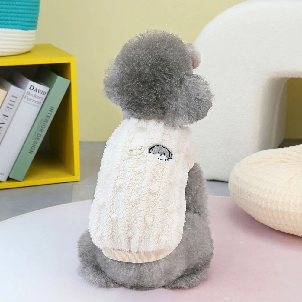 Soft Fleece Pet Dogs Clothes For Small Medium Dogs Winter Warm Puppy Cat Vest Chihuahua Jacket Teddy Yorkie Sweater Clothes
