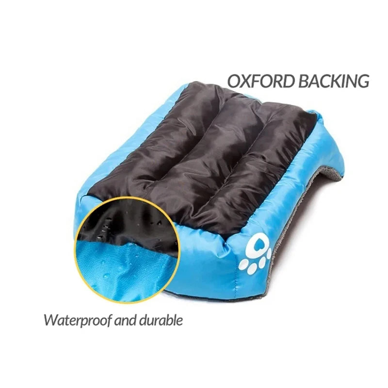 Square Large Dog Bed Soft Cat Sleeping Mat Warm Basket for Dog Waterproof Pet House for Small Dog Cushion Cat