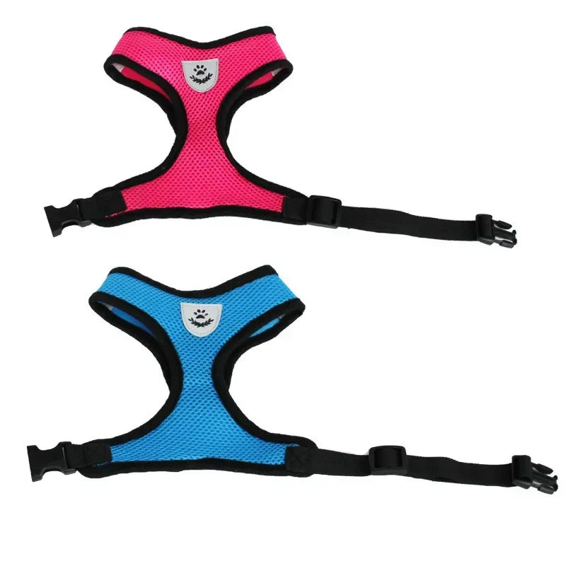 Cat Dog Adjustable Harness Vest Walking Lead Leash For Puppy Dogs Collar Polyester Harness For Small Medium Dog Cat Accessories