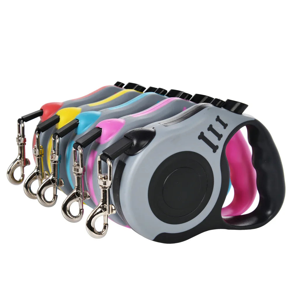 3 Meters 5 Meters Retractable Dog Leash Pet Leash Traction Rope Belt Automatic Flexible Leash For Small Medium Large Dog Product