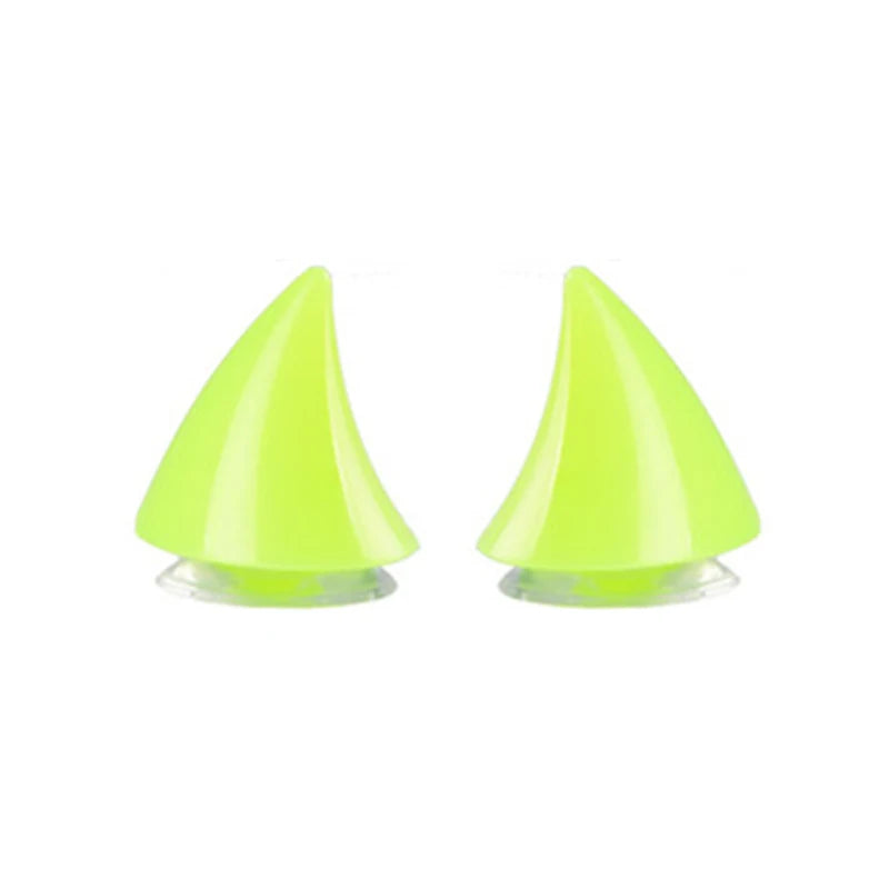 2pcs Universal Helmet Cat Ears Decoration Moto Electric Car Driving Styling Cute Cat Ears Stickers Decor Helmet Accessories