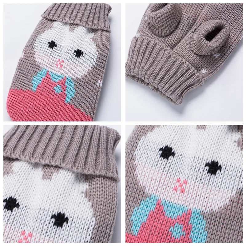 Christmas Cat Sweater Winter Warm Pet Costume for Cats Kedi katten Sphynx Clothing Mascotas Clothes for Dog Animals ropa de gato