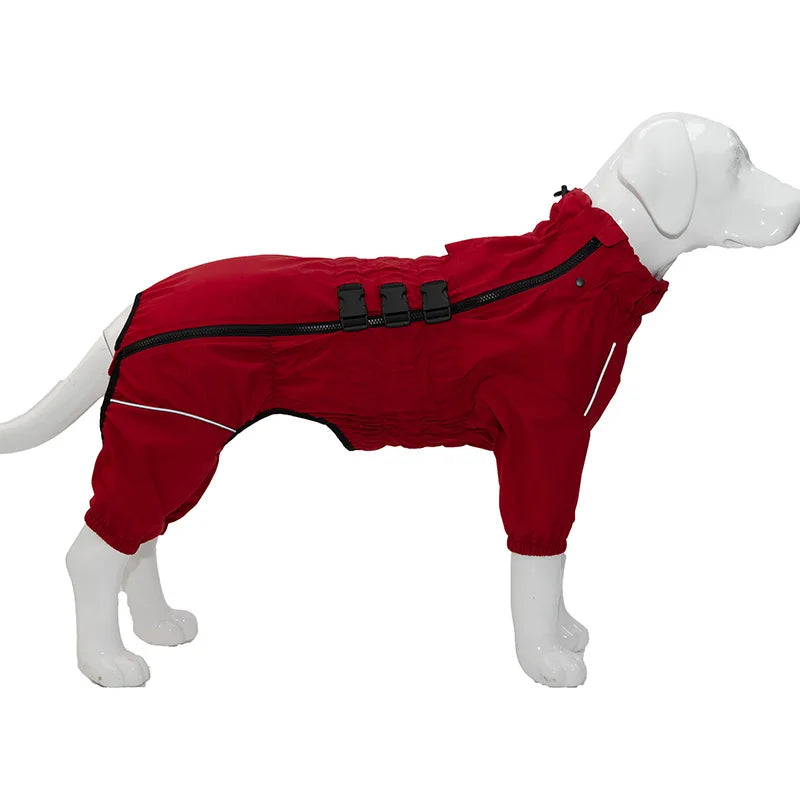 Dog Raincoat Waterproof Pet 4 Legs Raincoat Clothes For Bulldog Corgi Rain Coat Small Medium Large Dogs Jumpsuit Dogs Overalls