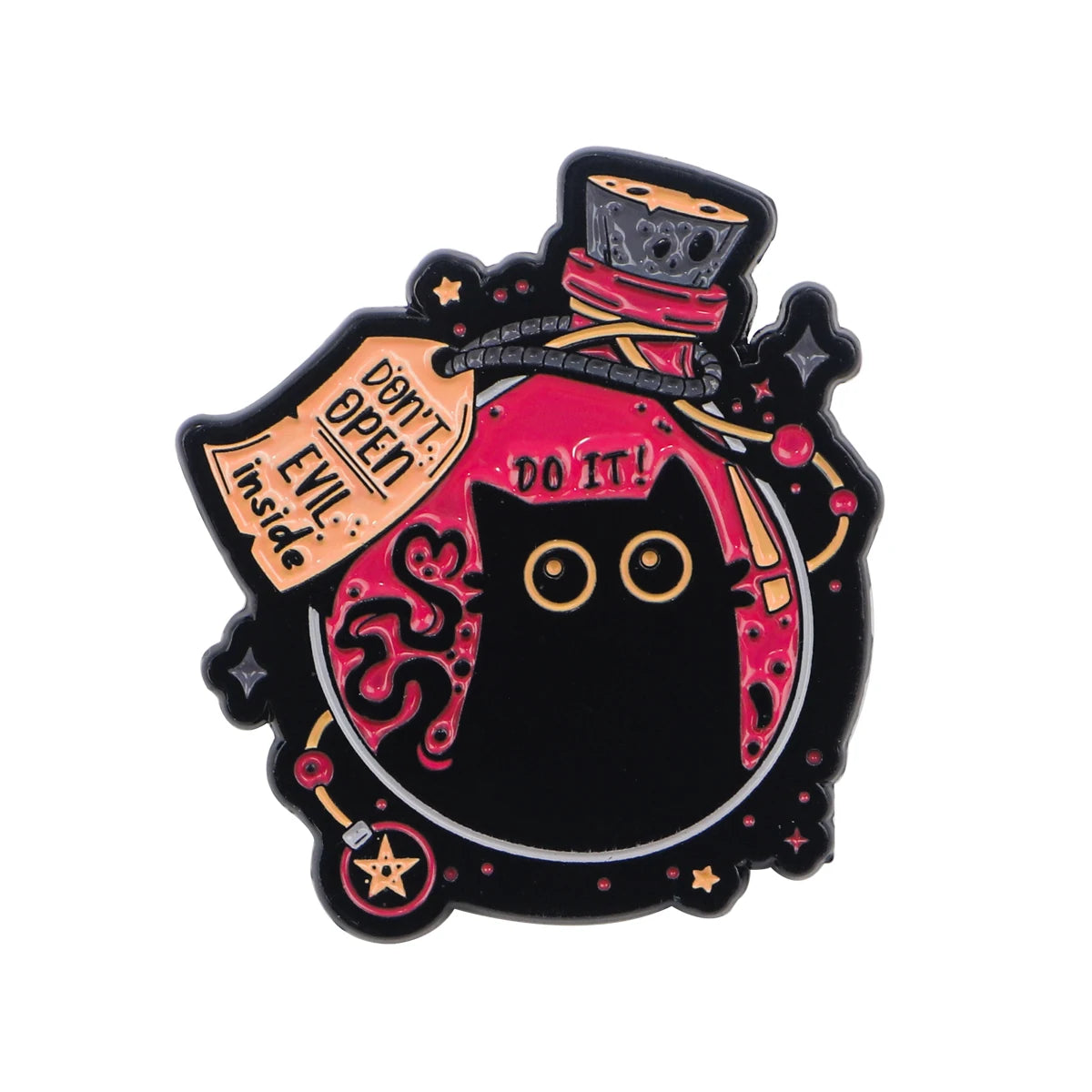 Cute Black Cats Pins Cartoon Anime Badges Brooches for Clothing Enamel Pin Women's Badges Jewelry Accessories Gifts for Friends