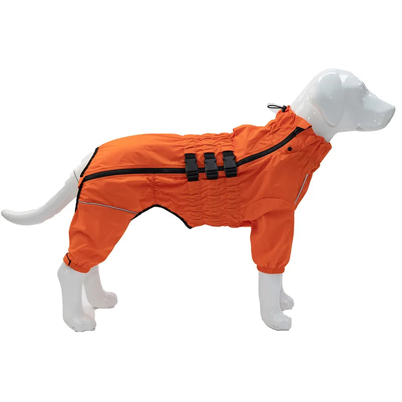 Dog Raincoat Waterproof Pet 4 Legs Raincoat Clothes For Bulldog Corgi Rain Coat Small Medium Large Dogs Jumpsuit Dogs Overalls