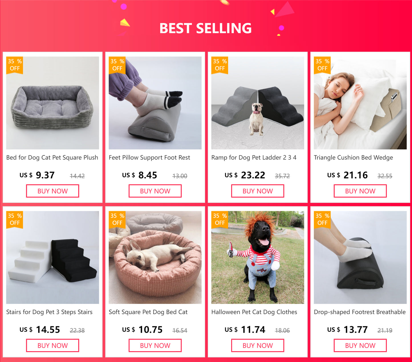 Bed for Dog Cat Pet Square Plush Kennel Medium Small Dog Sofa Bed Cushion Pet Calming Dog Bed House Pet Supplies Accessories