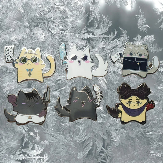 JJK Cats Hard Enamel Pin（It's not soft enamel），Satoru Gojo，