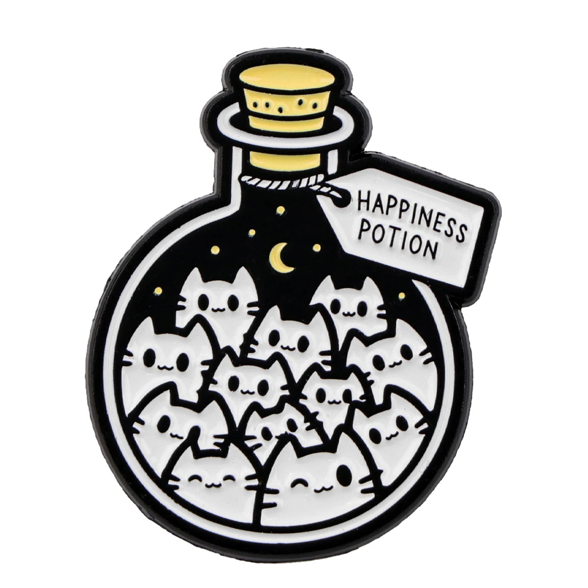 Cute Black Cats Pins Cartoon Anime Badges Brooches for Clothing Enamel Pin Women's Badges Jewelry Accessories Gifts for Friends