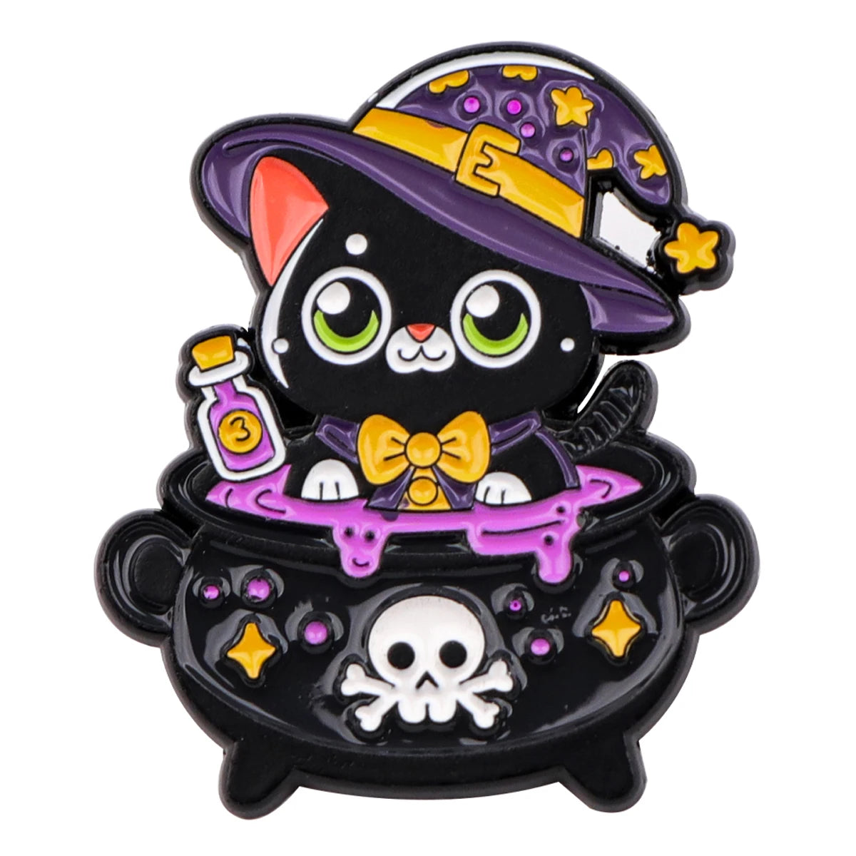 Cute Black Cats Pins Cartoon Anime Badges Brooches for Clothing Enamel Pin Women's Badges Jewelry Accessories Gifts for Friends
