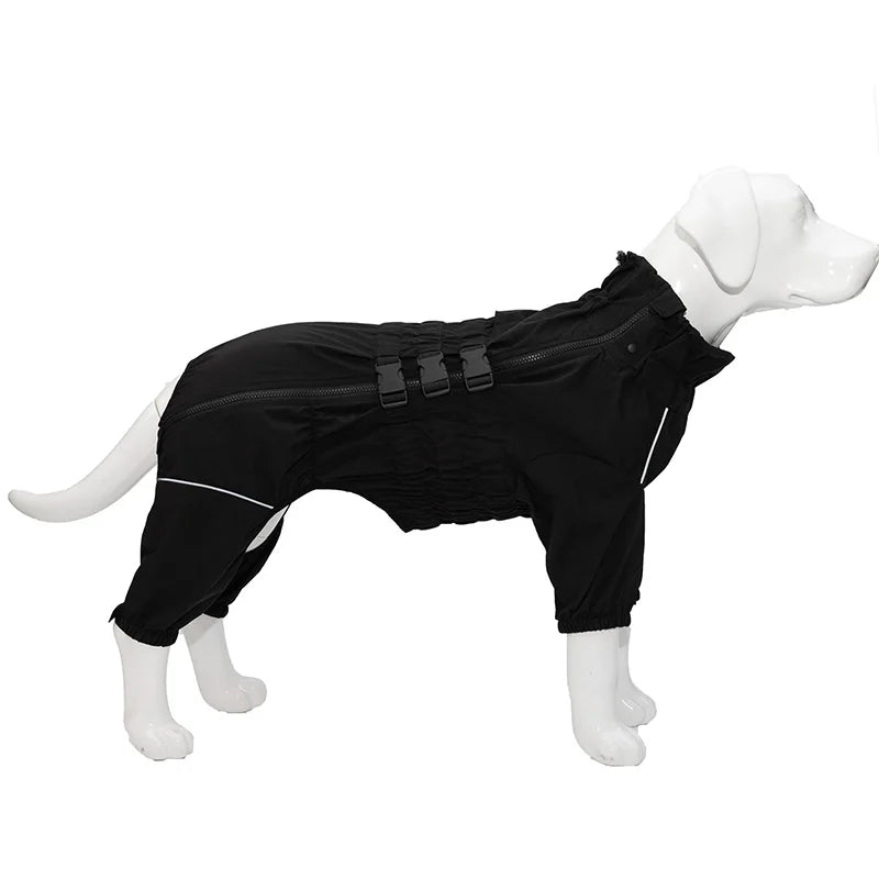 Dog Raincoat Waterproof Pet 4 Legs Raincoat Clothes For Bulldog Corgi Rain Coat Small Medium Large Dogs Jumpsuit Dogs Overalls