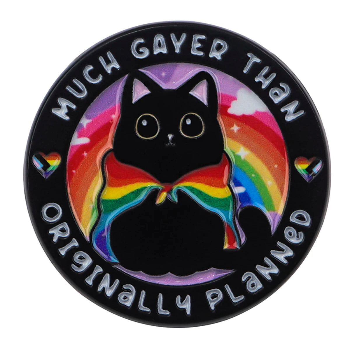Cute Black Cats Pins Cartoon Anime Badges Brooches for Clothing Enamel Pin Women's Badges Jewelry Accessories Gifts for Friends